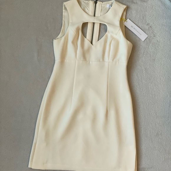 BCBG off white mini dress - Picture 1 of 2